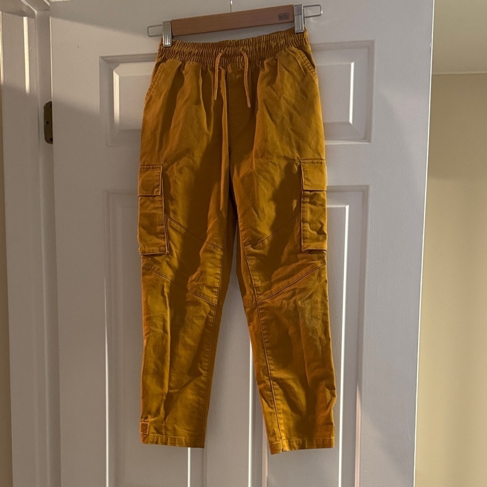 Jordan Kids Mustard Cargo Pants